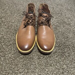 Clarks Brown Leather Chukka Boots